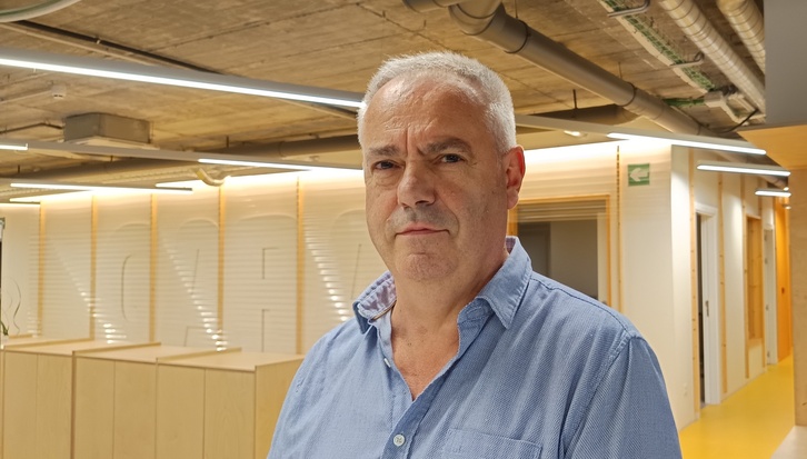 Joxean Agirre NAIZen erredakzioan. 