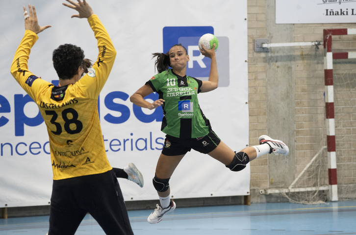 Luzia Zamora Malagaren aurkako partidan.