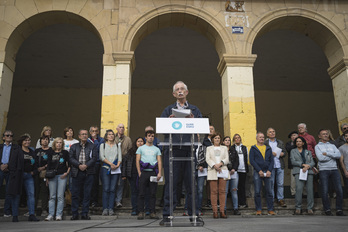 Gure Eskuk aste honetan Getxon deitutako agerraldia. 