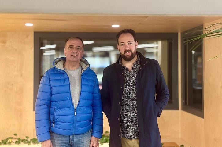 Isitxo Larrañaga eta Iñigo Asensio