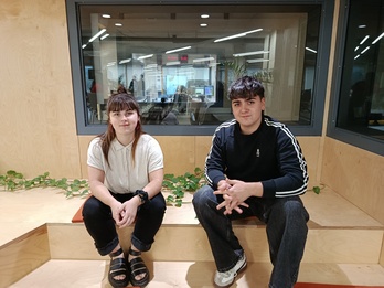 Garazi Ubiria eta Aimar Loiti Ikamako kideak