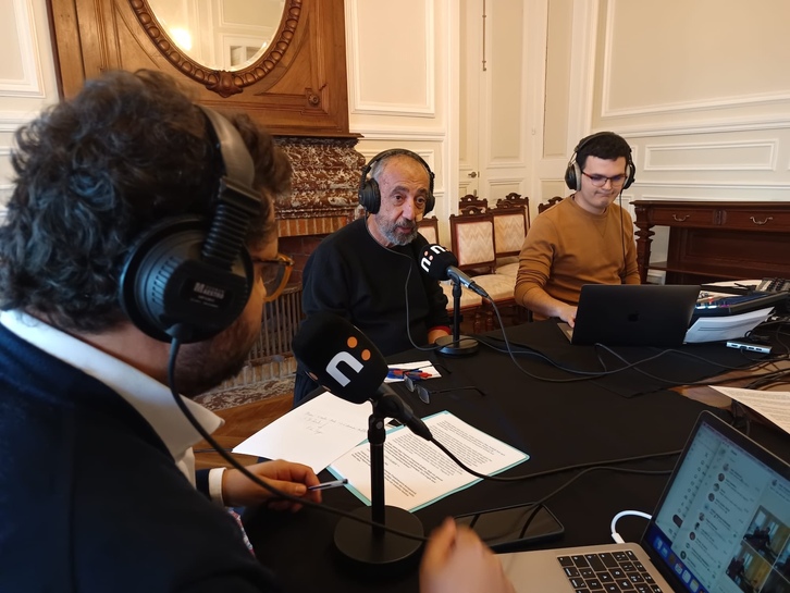 NAIZ Irratiak Aieteko Jauregian egindako saio berezia, Iñaki Egaña historialariarekin.