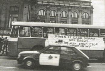 1985eko protestetako irudia