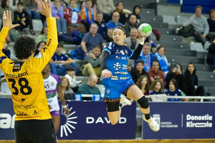 Maitane Etxeberria Malagaren aurka Gaskan jokatutako partidan