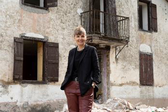 Amaia Recarte, Tomasenea atarian, iazko irailean.