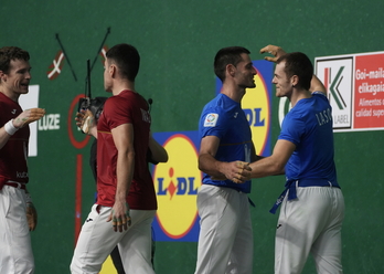 Gero eta ohikoagoa da Laso eta Albisu pozarren elkar besarkatzen ikustea, garaipen berri bat lortu ostean.