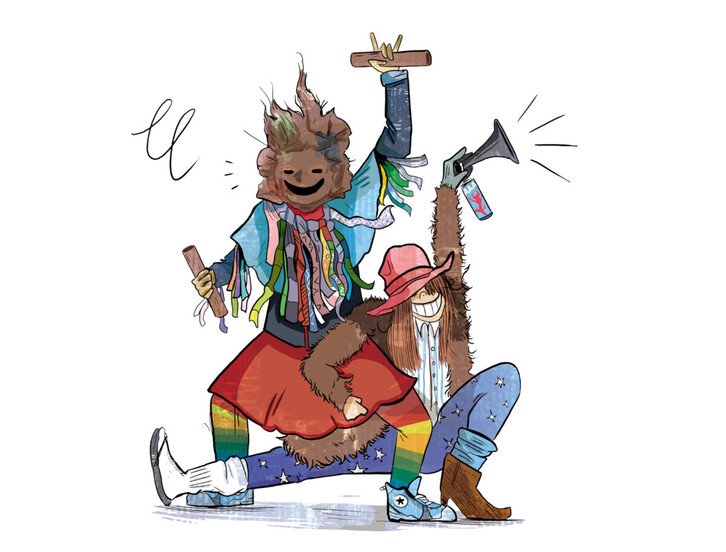 Zirtzilak, lekuan leku janzkera ezberdina baina IZAERA zirikatzaile antzekoa dute.