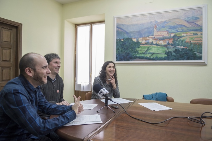 Elurre Iriarte, Baztango aurkezpen batean