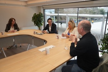 EH Bildu eta irlandar ordezkaritzaren arteko bilera.