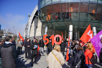 Gasteizko mobilizazioetako bat, goizean.