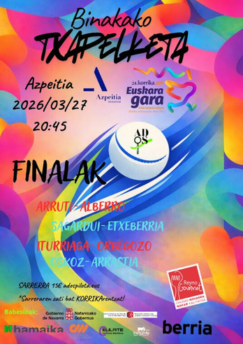 Ados Pilotako Binakakoan badu finala.