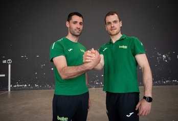 Jon Ander Albisu eta Unai Laso, Ataunen.