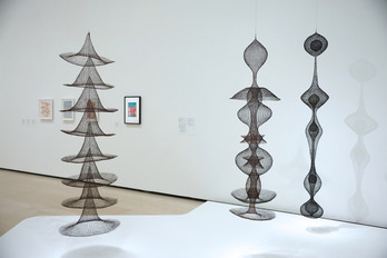 Ruth Asawaren erakusketaren irudia.